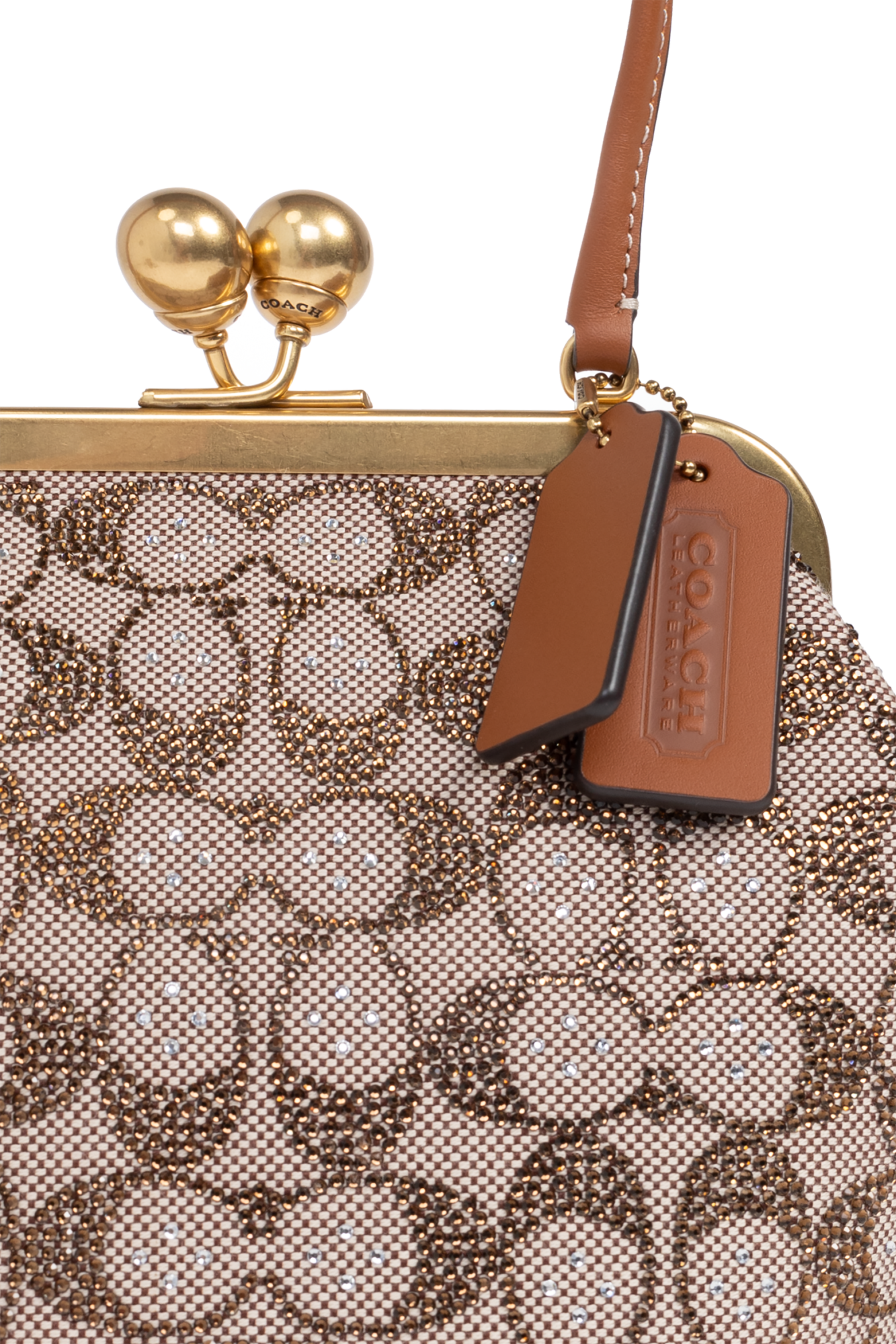 Beige Handbag `Kisslock 16` Coach - Vitkac AS